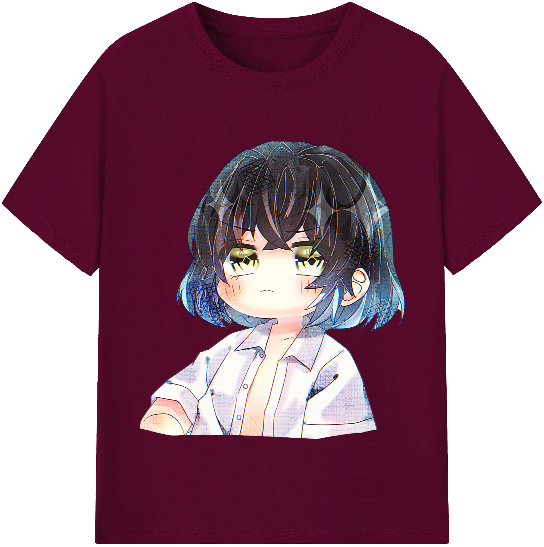 （画像用） 鬼滅の刃（きめつのやいば）嘴平 伊之助／はしびら いのすけ Hashibira Inosuke レディースカジュアルプリントTシャツ（綿100％）